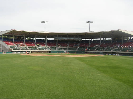 The view from Center Field- McCoy Stadium